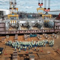 Royal Caribbean: posa della chiglia della settima unità di classe Oasis