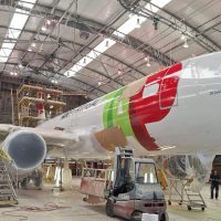Tap Air Portugal: aerei più leggeri grazie alla nuova tecnologia di verniciatura