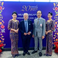 Singapore Airlines festeggia 20 anni sulla Milano-Singapore e potenzia l’offerta in Italia