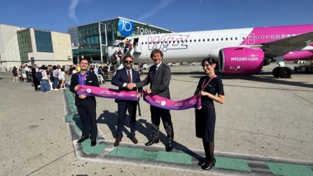Wizz Air apre la nuova base di Torino:  23 le destinazioni, incluse 10 novità