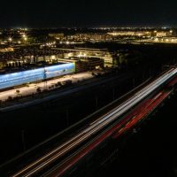 Tap Air Portugal: mega installazione pubblicitaria a Roma Fiumicino