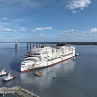 Float out per Msc World Atlantic, la nave sarà in servizio a novembre 2027