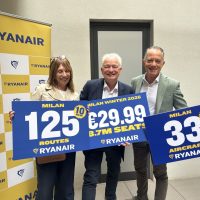Ryanair in allungo da Milano con 10 nuove rotte nell'inverno: +11% i posti offerti