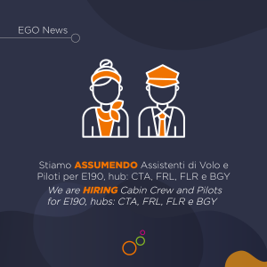 Ego Airways assume piloti e assistenti di volo