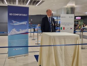 Korean Air è operativa sulla Roma-Seul con tre voli alla settimana