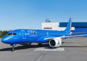 Ita Airways: debutta in flotta il primo A220-300 con livrea azzurra