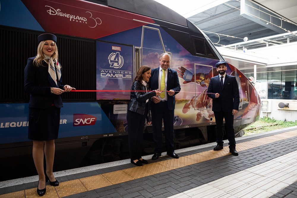 TGV INOUI, a bordo con Marvel Avengers Campus, nuova area tematica Disneyland Paris
