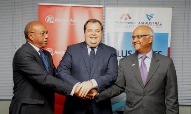 Air Madagascar sigla la partnership con Air Austral e Kenya Airways