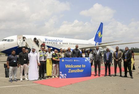 RwandAir vola sull’inedita rotta Kigali-Zanzibar-Mombasa