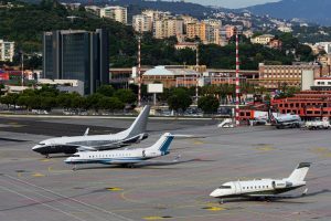 Genova, exploit dell’aviazione generale: +60% rispetto ai dati 2019