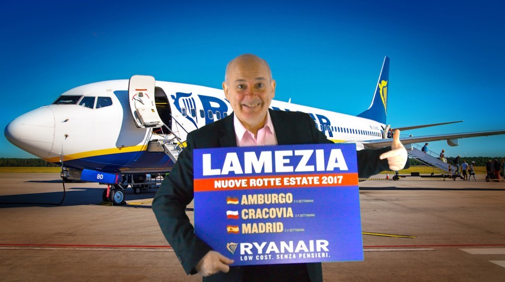 Ryanair: tariffa a 19,90 da Lamezia per rispondere ad Alitalia che taglia Reggio Calabria