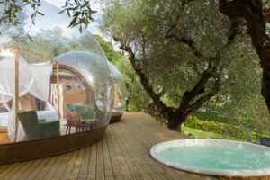 Tende geodetice e Bubbles le novità 2022 del gardesano Rocca Camping Village