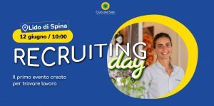 Nuovo Recruiting day Club del Sole il 12 giugno allo Spina di Lido di Spina