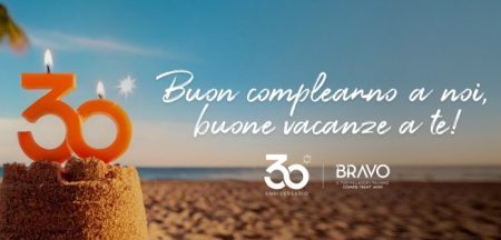 Bravo festeggia 30 anni con un concorso per premiare i clienti