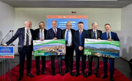 Aeroitalia debutta dalla base di Genova: voli per Roma, Olbia e Alghero