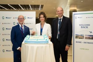Delta Air Lines collega Roma a Detroit. Più 30% la capacità sulle rotte Italia-Usa