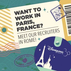 Disneyland Paris seleziona personale a Roma, il 22 e 23 novembre