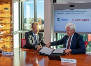 Aeroporti di Roma e Leonardo: partnership che punta allo sviluppo degli “smart hub”