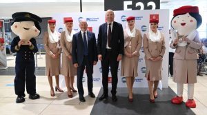 Emirates celebra il 30° anniversario del primo volo su Roma Fiumicino