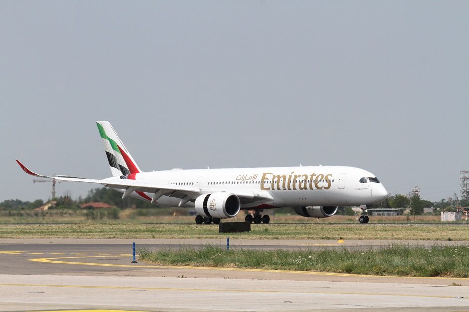 Emirates A350: eleganza in volo, export globale e partnership business