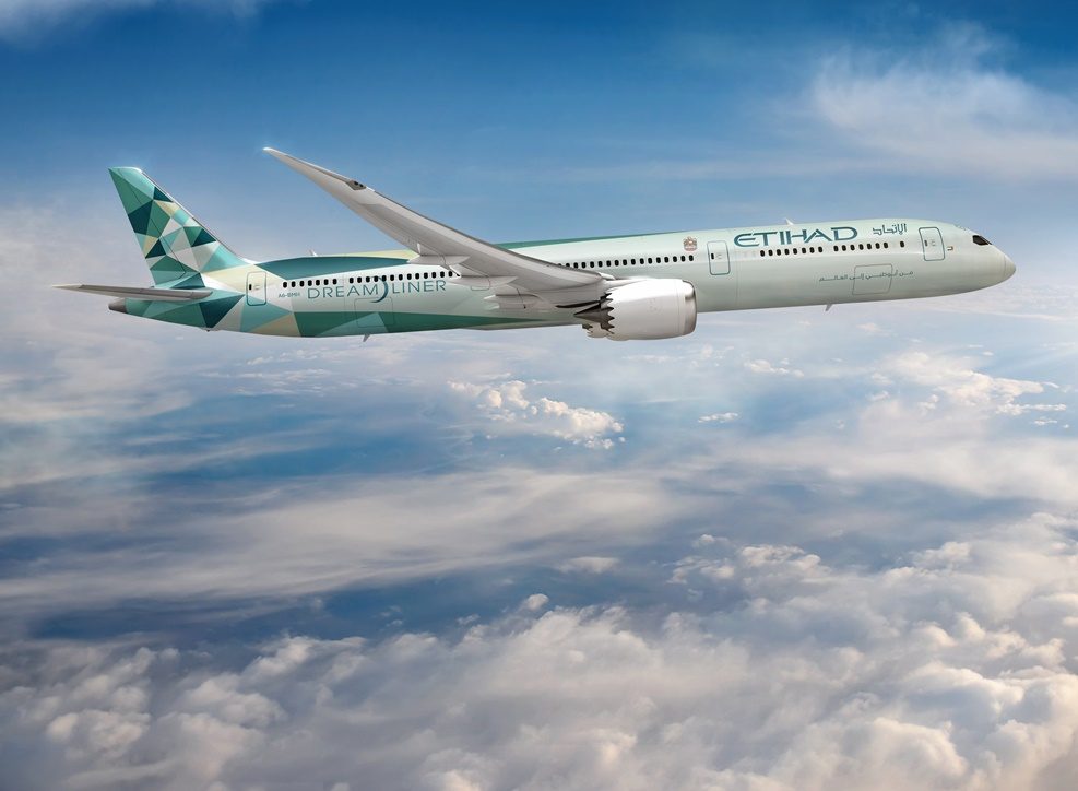 Cieli più green grazie a Etihad Airways