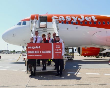 EasyJet in allungo da Cagliari con i nuovi voli per Bordeaux e Nizza