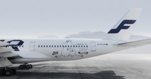 Finnair inizia le celebrazioni del centenario con i Moomin sulla livrea di due A350