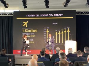 Genova, inaugurata la nuova ala est dell’aeroporto: nel mirino i 3 milioni di passeggeri
