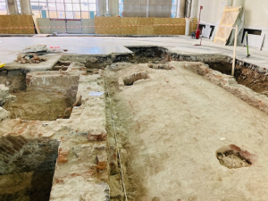 Genova, dal cantiere del nuovo Museo della Città riemergono resti medievali