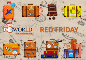Go World dal black al “red friday”, ogni venerdì fino a Natale sconti del 55 per cento su partenze del 2021