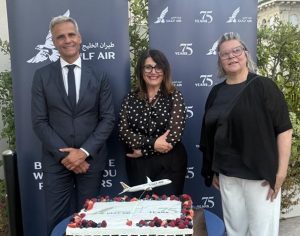 Gulf Air festeggia a Milano e Roma i suoi primi 75 anni di attività