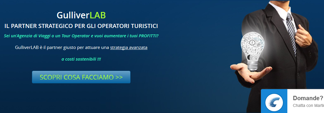 Gulliver Lab, servizi di marketing per agenzie di viaggi e tour operator