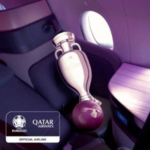 Il campionato Uefa Euro 2020 vola sulle ali di Qatar Airways
