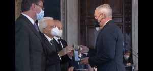 Nicola Risatti di Blu Hotels al Quirinale per ricevere l’insegna di Cavaliere del lavoro