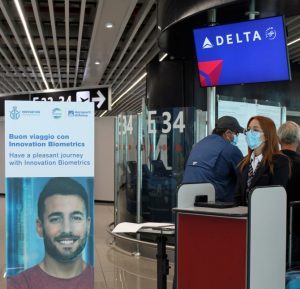 Fiumicino: attivo il riconoscimento biometrico per i passeggeri che partono con Delta