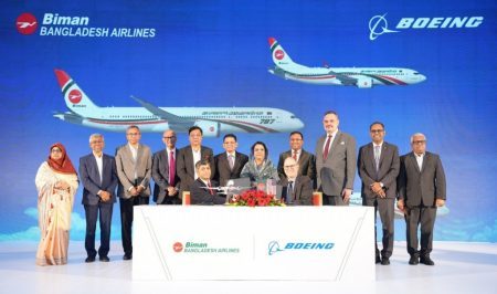 Biman Bangladesh Airlines effettua il suo più grande ordine a Boeing, per 14 787 e 737 Max