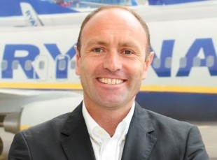 Ryanair, traffico annuale in crescita del 17%