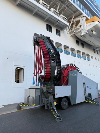 Porto della Spezia, secondo test di cold ironing con Costa Toscana