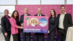 Wizz Air al traguardo dei 100 milioni di passeggeri trasportati in Italia