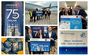 Doppio anniversario milanese per Air France e Klm nel maggio 2025