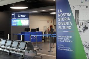 Roma Fiumicino: taglio del nastro per l’ampliamento dell’area di imbarco A del T1
