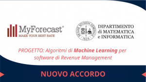 MyForecast ospita una dottoranda per una ricerca sul machine learning applicato al revenue management