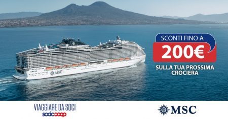 Gattinoni Travel e Msc Crociere: speciale promozione per i soci Coop