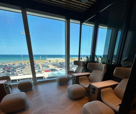 Aeroporto Palermo: aperta la lounge Prima Vista, 400 mq e panorama mare