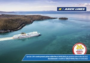 Anek Lines lancia il Prenota prima fino al 28 febbraio