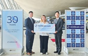 Korean Air celebra i 30 anni del collegamento tra Seul e Washington