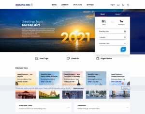 Korean Air rinnova sito web e app che diventano ancora più user-friendly