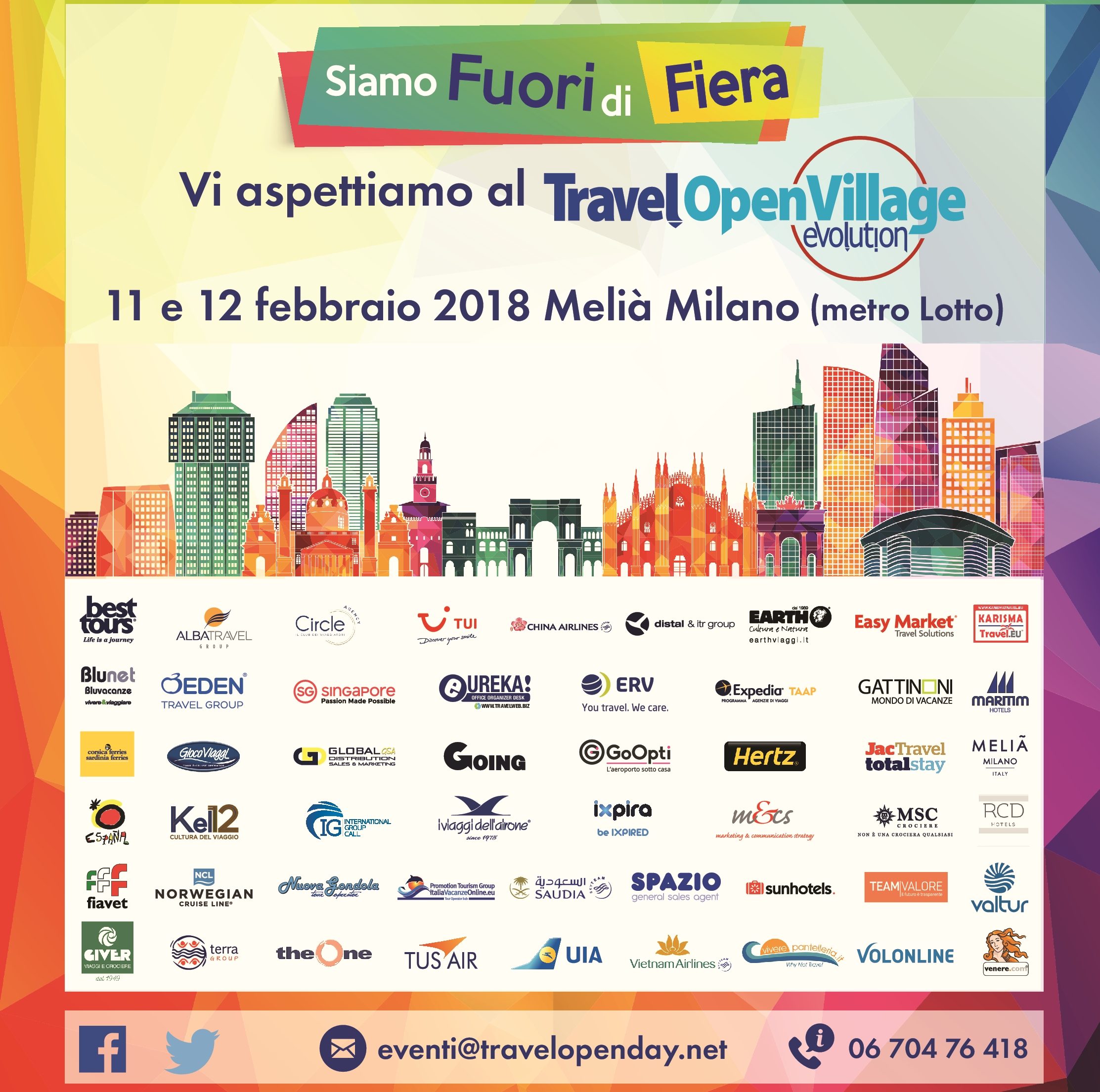 Domenica 11 febbraio tutti al Travel Open Village Evolution