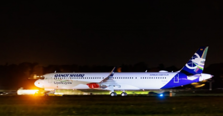 Qanot Sharq vola da Milano Bergamo a Urgench con un A321neo