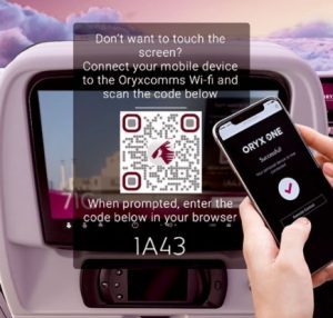 Qatar Airways: il sistema di intrattenimento a bordo diventa ‘Zero-Touch’